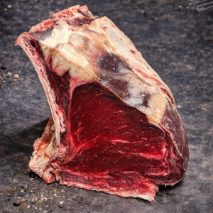DRY AGED BLAUW-WIT MET BEEN